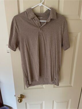 Old Navy Men's Polo Shirt in Taupe Brown